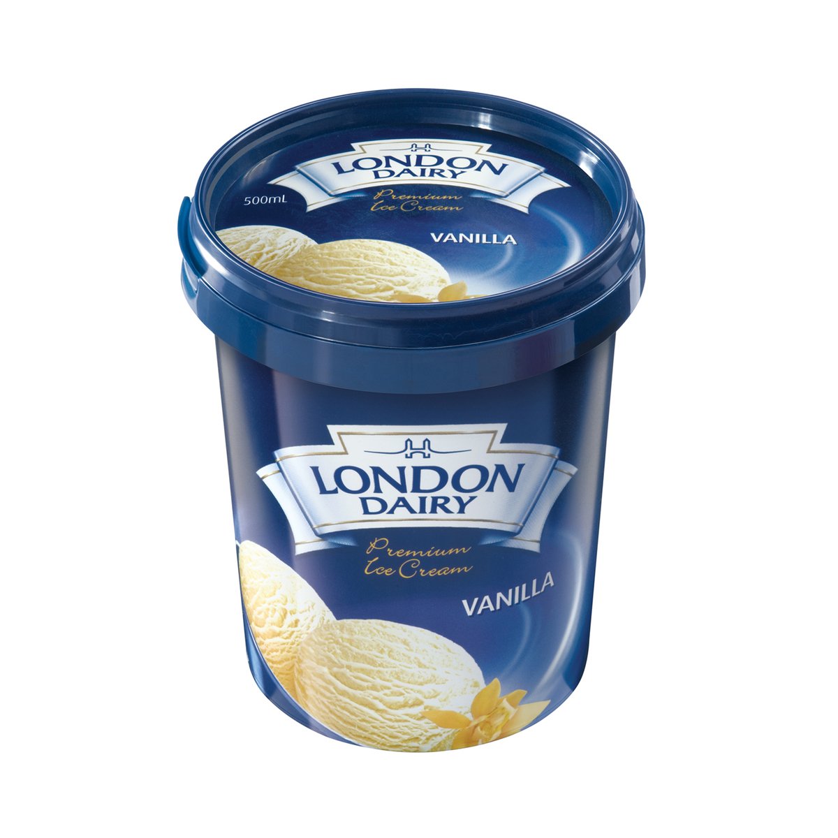 Buy London Dairy Vanilla Ice Cream 500 ml Online at Best Price | Ice Cream Take Home | Lulu Kuwait in UAE