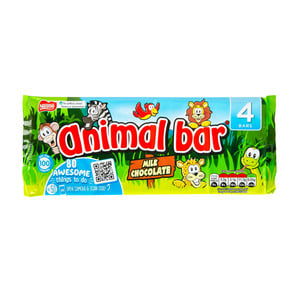 Nestle Animal Bar Milk Chocolate 4pcs