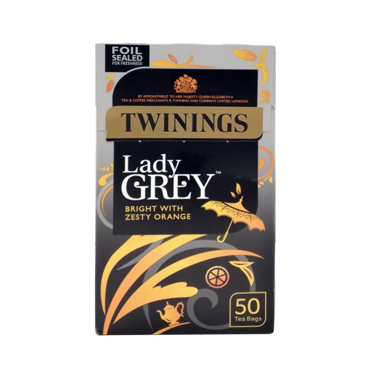 Twinings Lady Grey Bright With Zesty Orange 50 pcs