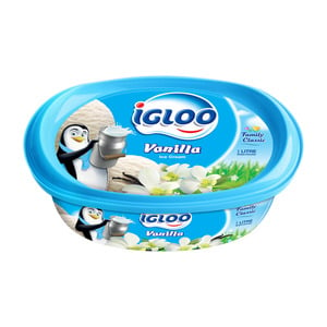 Buy Igloo Vanilla Ice Cream 2 Litres Online at Best Price | Ice Cream Take Home | Lulu UAE in Saudi Arabia