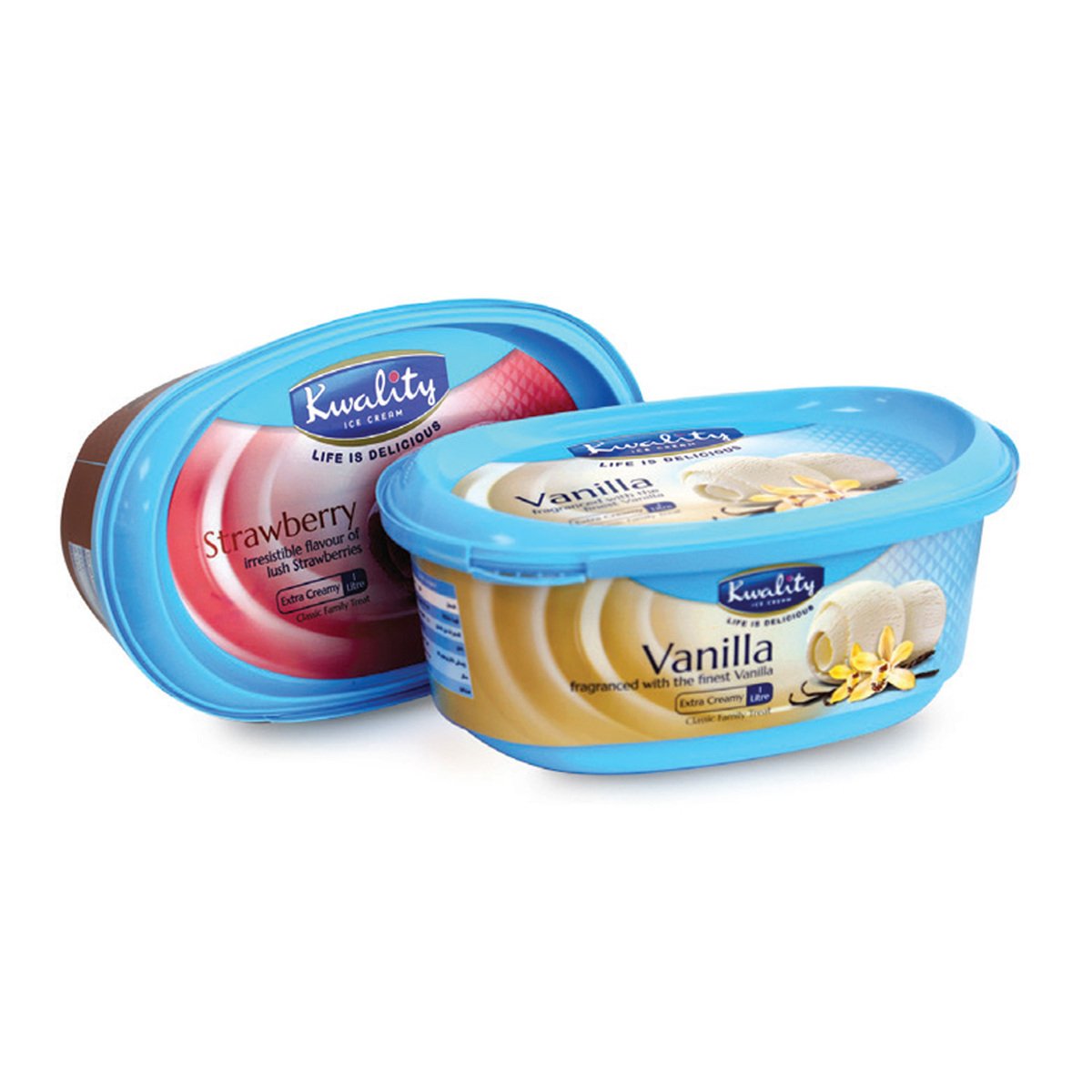 Kwality Assorted Ice Cream 2 x 1 Litre