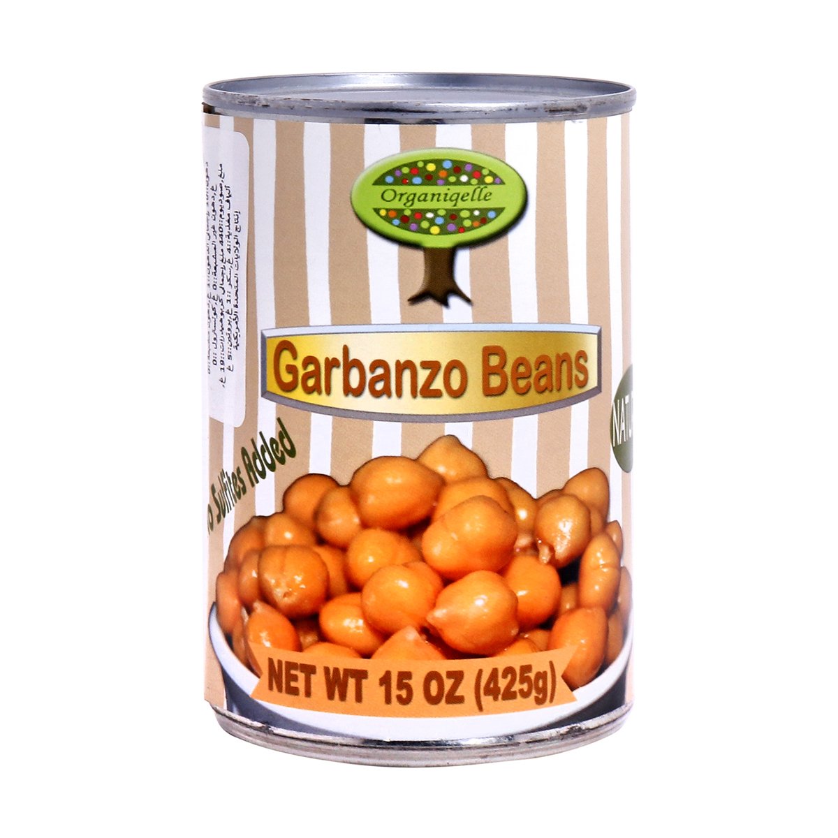 Organiqelle Natural Garbanzo Beans 425 g