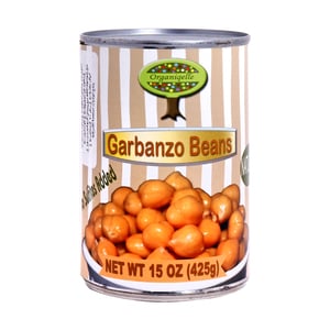 Organiqelle Natural Garbanzo Beans 425g