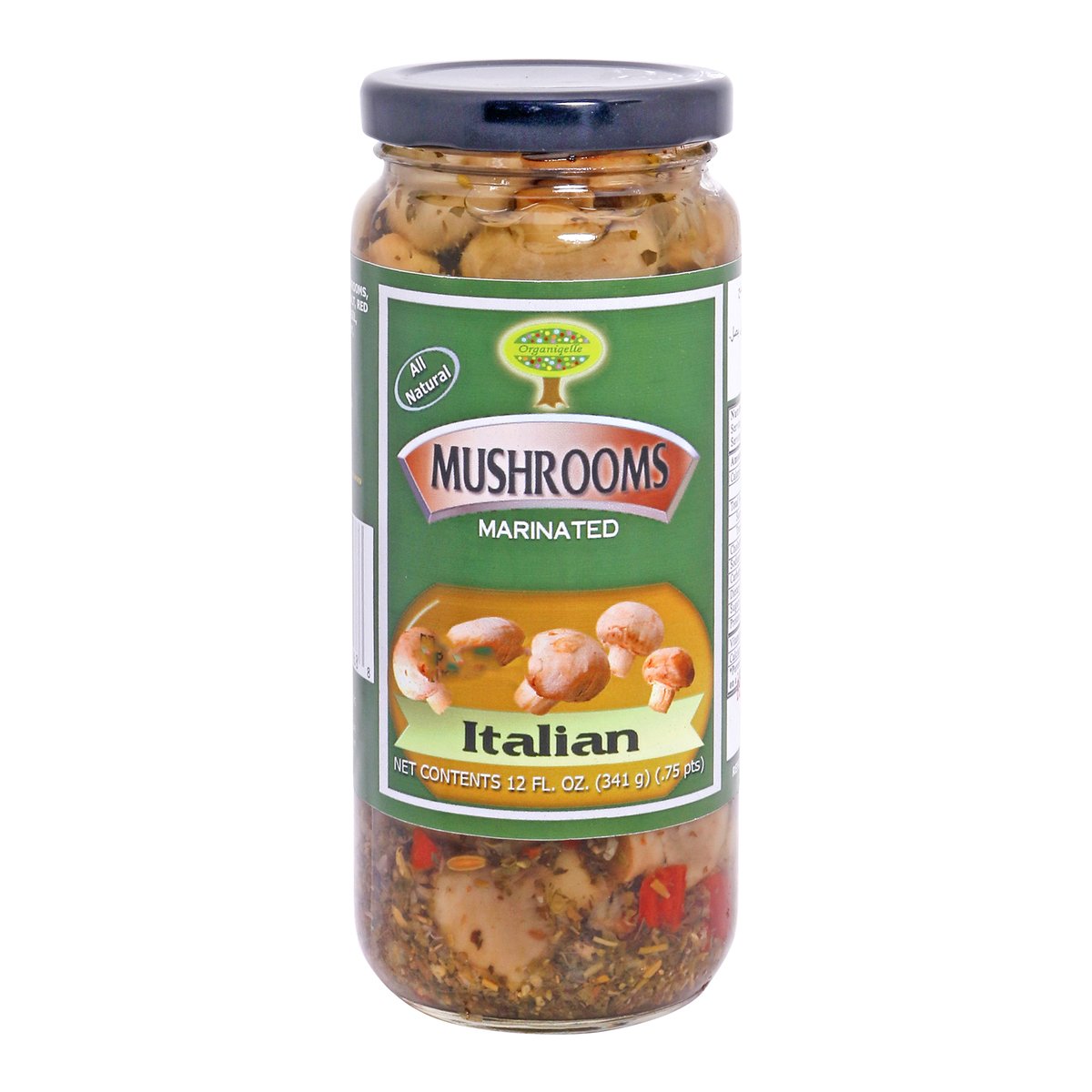 Organiqelle Italian Marinated Mushroom 341 g