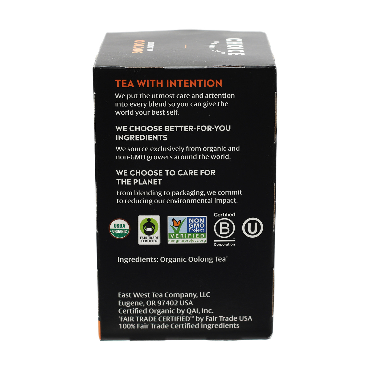 Choice Organics Tea Oolong 16 Teabags