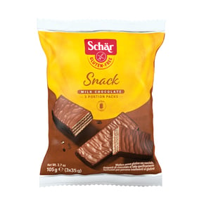 Schar Gluten Free Snack chocolate Wafer 105g