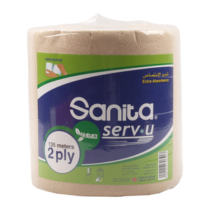 Sanita Natura Maxi Roll Hand Towel 2ply 135meters 1 Roll