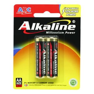 ABC Alkaline Battery AA 2 LR-06