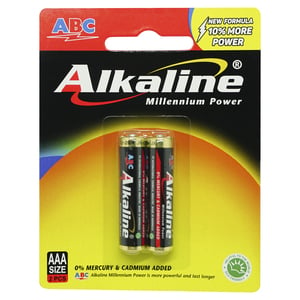 ABC Alkaline Battery AAA 2 LR-03