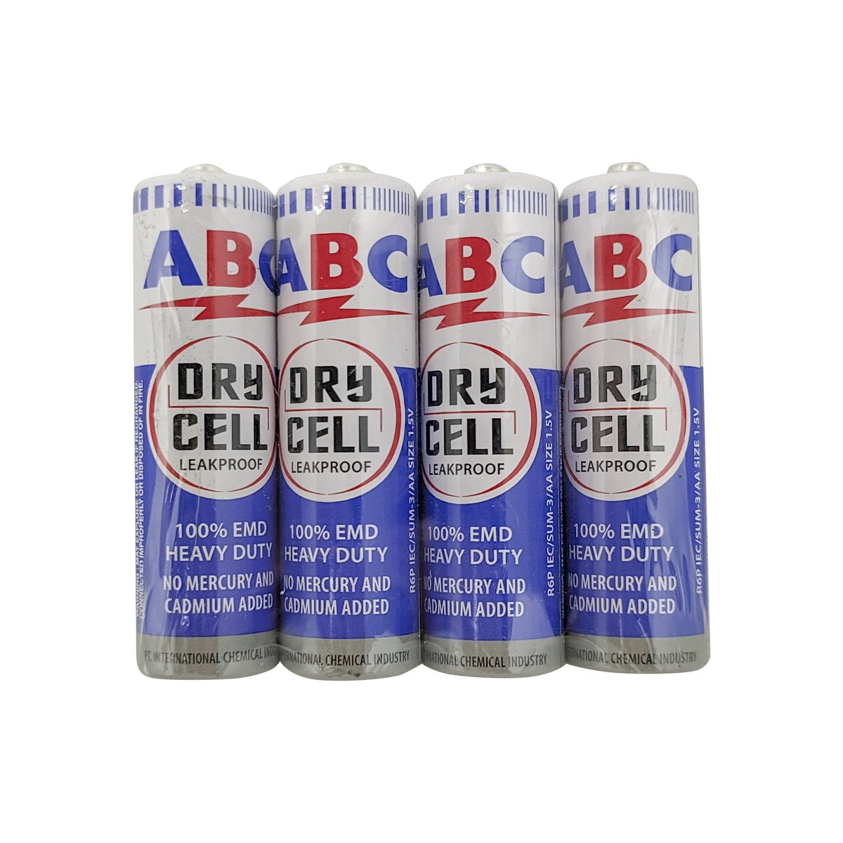ABC Battery Biru AAA 4 R-6