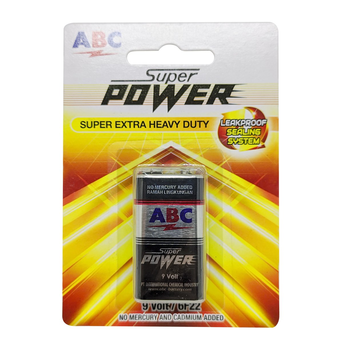 ABC Battery Super Power 9 Volt