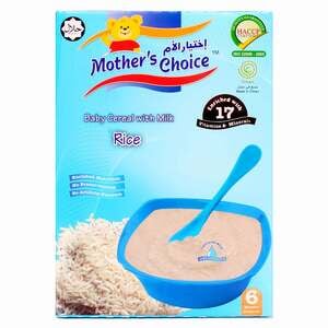 Mother's Choice Baby Rice Cereal With Milk  6 Months Onwards 250g
