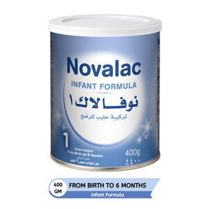 Novalac Stage 1 Infant Formula From 0-6 Months 400 g