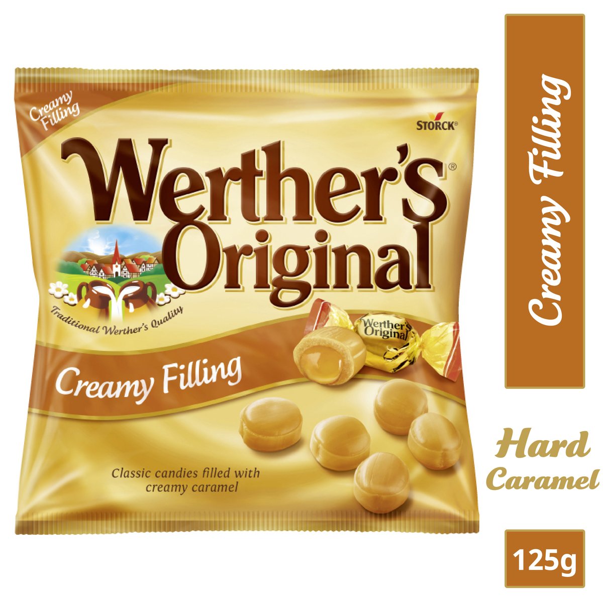 Storck Werther's Original Hard Caramel Candy 125 g