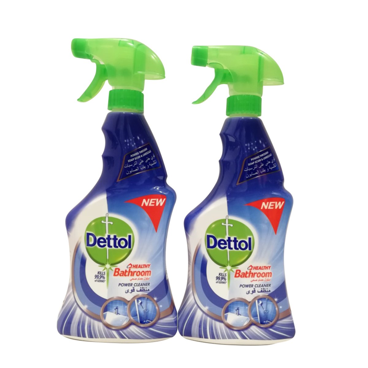 Dettol Anti Bacterial Bathroom Cleaner 2 x 500ml