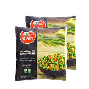 Al Ain Mixed Vegetables Value Pack 2 x 400 g