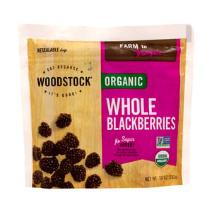 Woodstock Organic Whole Blackberries 283 g