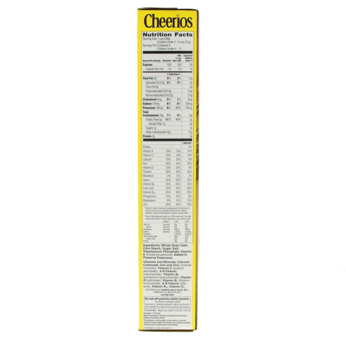 General Mills Cheerios Whole Grain Oats Cereal, 252 g