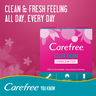 Carefree Panty Liners Cotton Unscented 56pcs