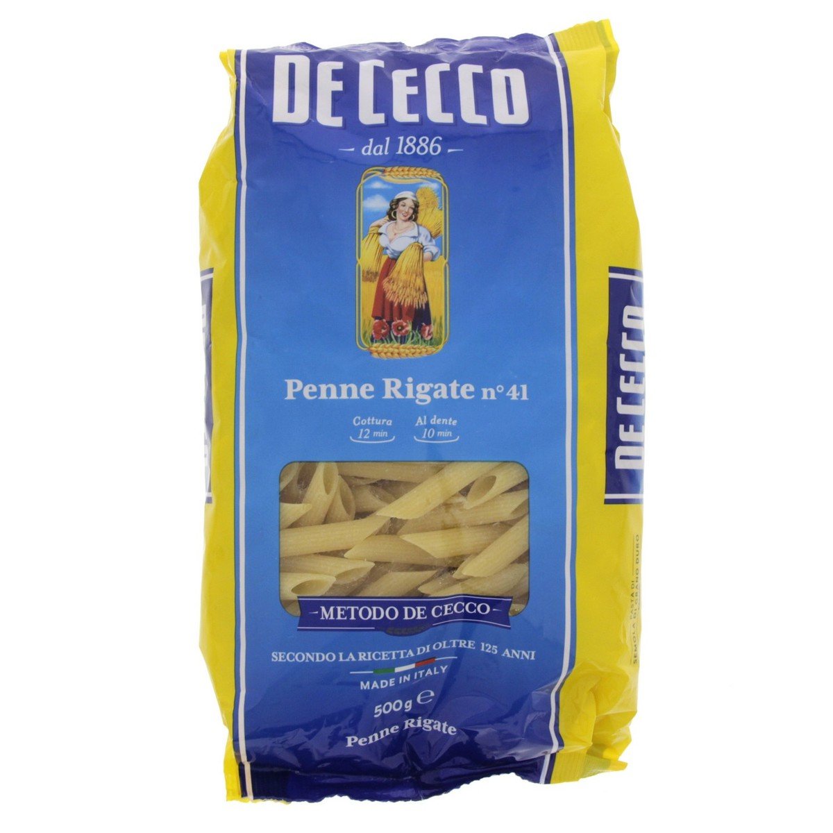 De Cecco Penne Rigate Pasta No.14 500g