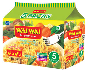 Wai Wai Noodles Vegetable 5 x 75 g