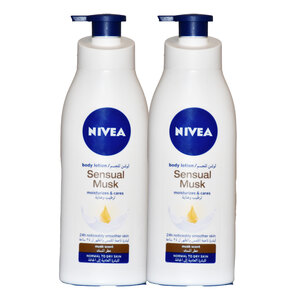Buy Nivea Body Lotion Assorted Value Pack 2 x 400ml Online at Best Price | Body Lotion | Lulu Kuwait in Kuwait