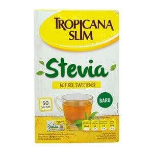 Tropicana Slim Stevia Sweetener 50 x 2.6g