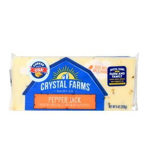 Crystal Farms Pepper Jack Cheese 226g