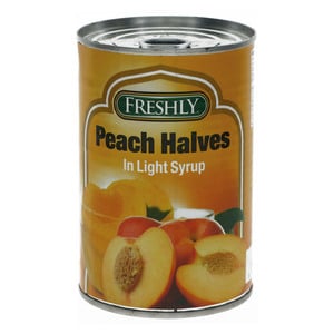 Freshly Peach Halves In Light Syrup 425g