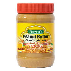 Freshly Crunchy Roasted Peanut & Honey Peanut Butter  510g