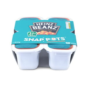 Heinz Beans Baked Snap Pots 4 x 200g