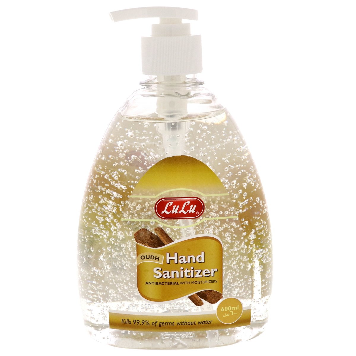LuLu Oudh Hand Sanitizer Antibacterial with Moisturizers 600ml