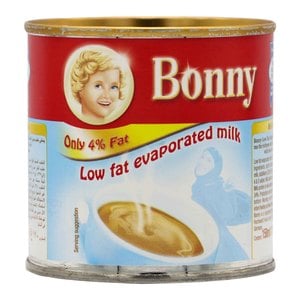 Bonny Low Fat Evaporated Milk 170g