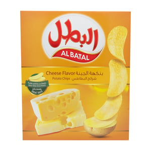 البطل رقائق البطاطس بنكهة الجبنة 14 × 23 جم