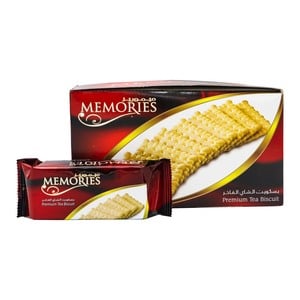 اشتري قم بشراء Memories Premium Tea Biscuit 80g Online at Best Price من الموقع - من لولو هايبر ماركت Plain Biscuits في السعودية