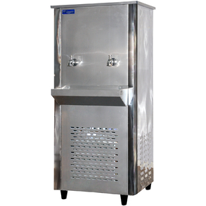 Super General 2 Tap 25 Gallons Water Cooler, Stainless Steel, SGCL32T2