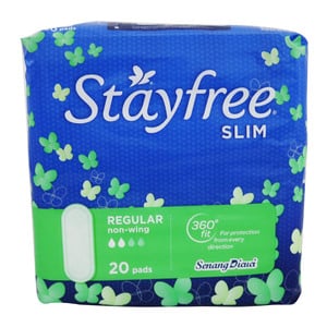 Stayfree Slim Nonwing 20 Counts