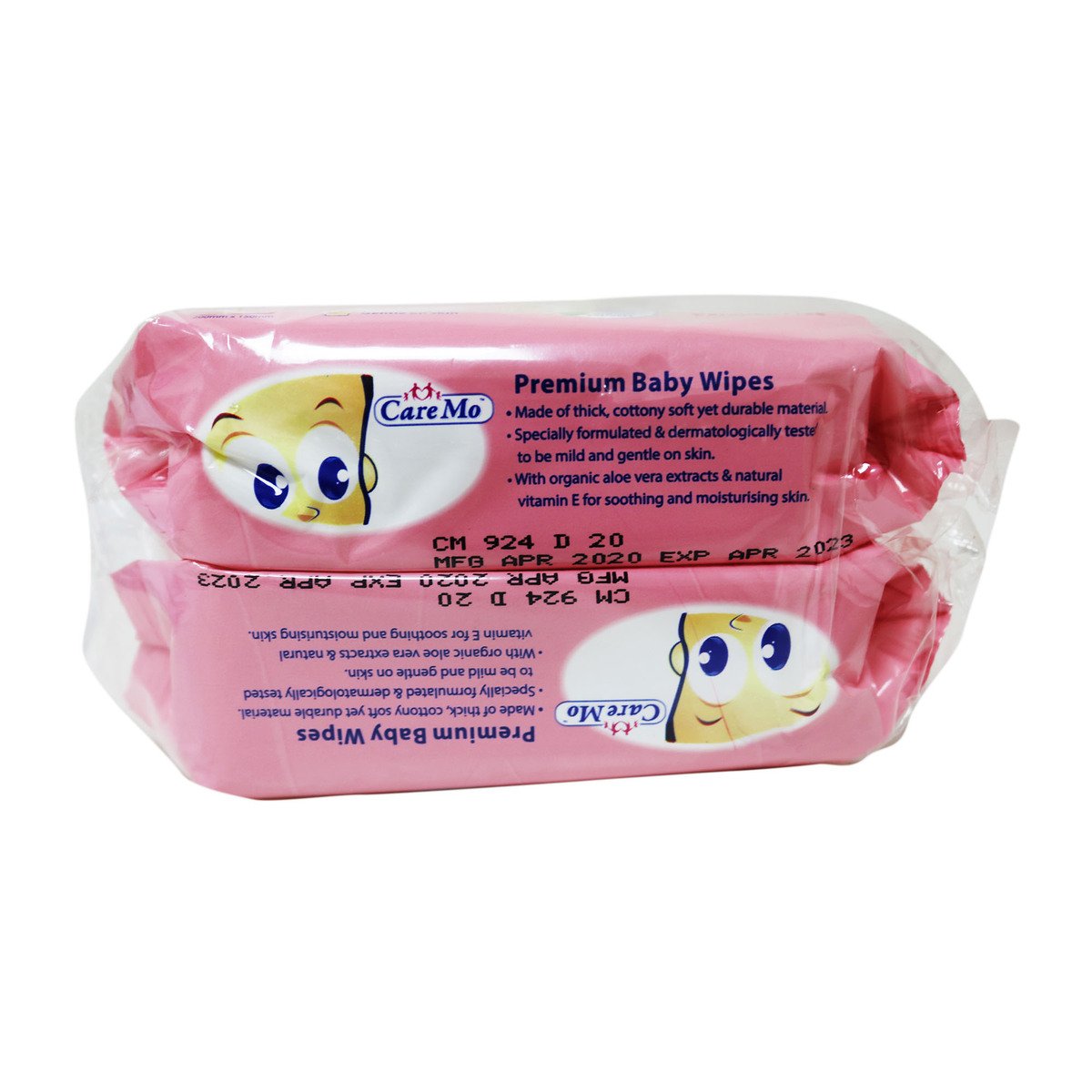 Caremo Fragrance Free Baby Wipes 2 x 30sheets