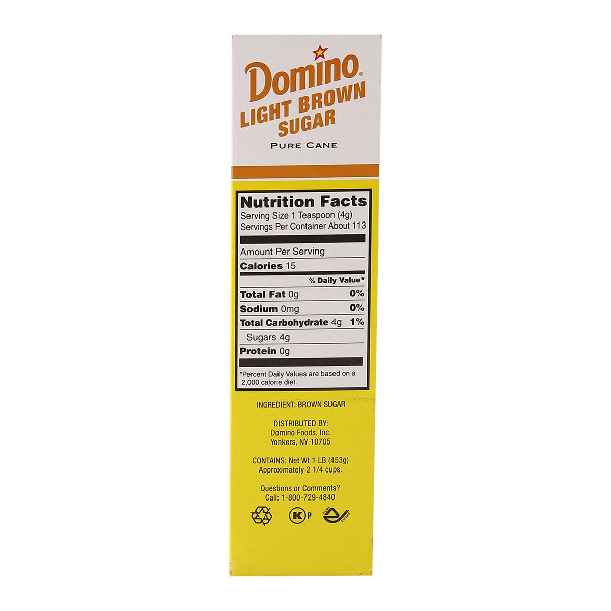 Domino Brown Sugar Light 453 Gm