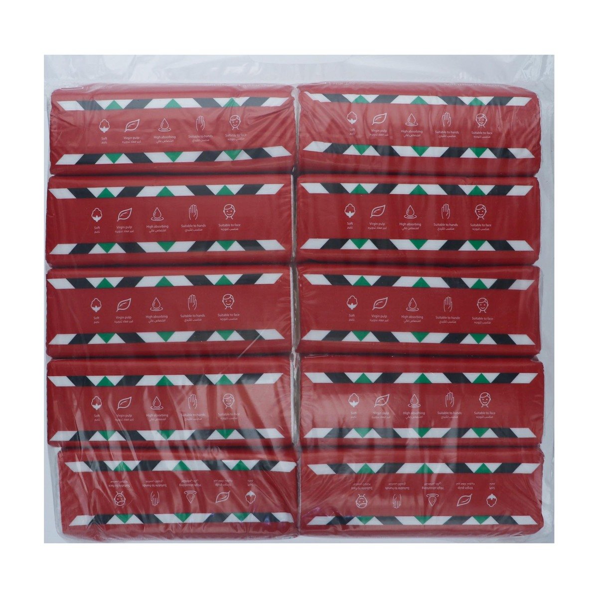 اشتري قم بشراء سدو مناديل وجه ناعمة طبقتين 10 × 200 منديل Online at Best Price من الموقع - من لولو هايبر ماركت Facial Tissues في السعودية