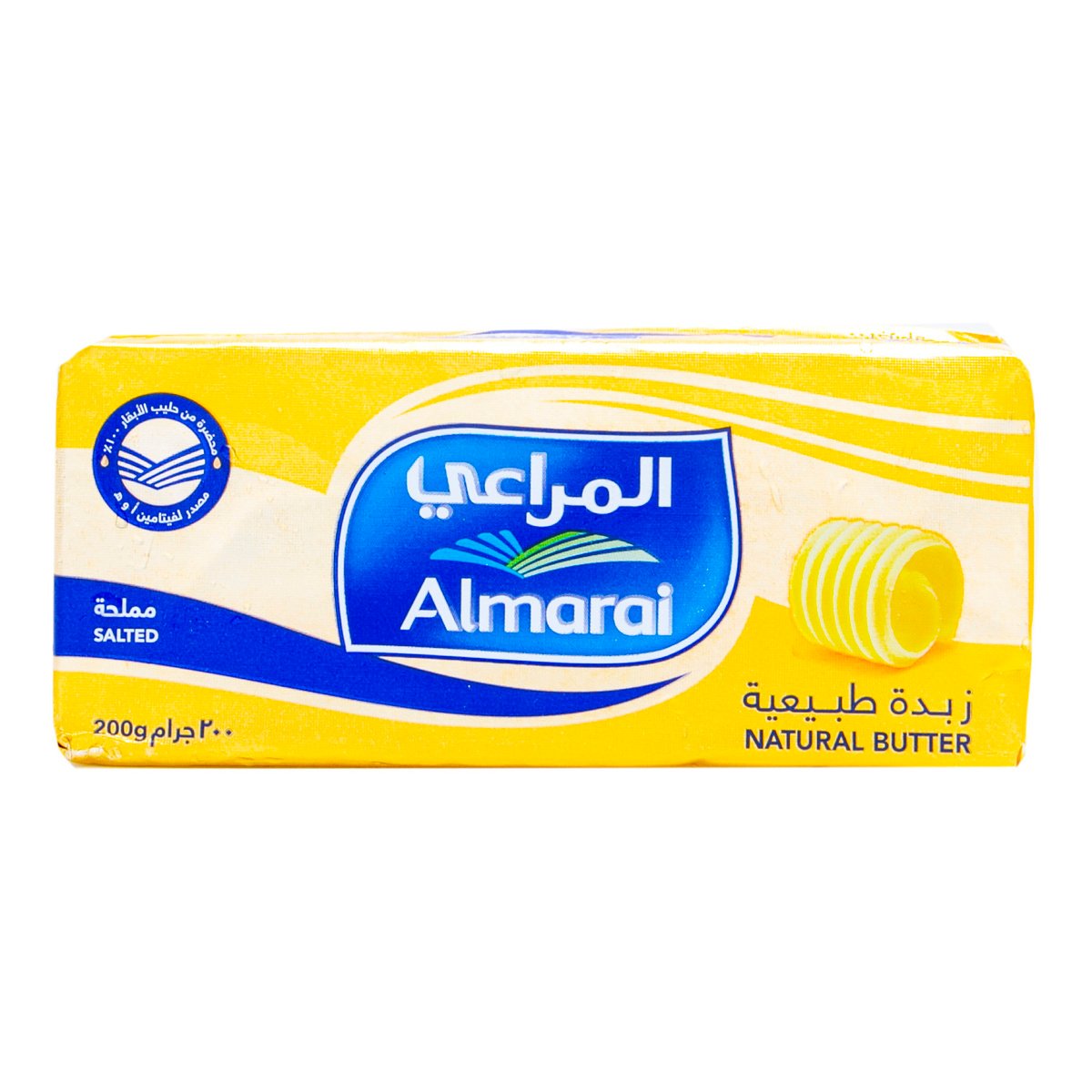 Buy Almarai Salted Natural Butter 200 g Online at Best Price | Butter | Lulu UAE in Kuwait