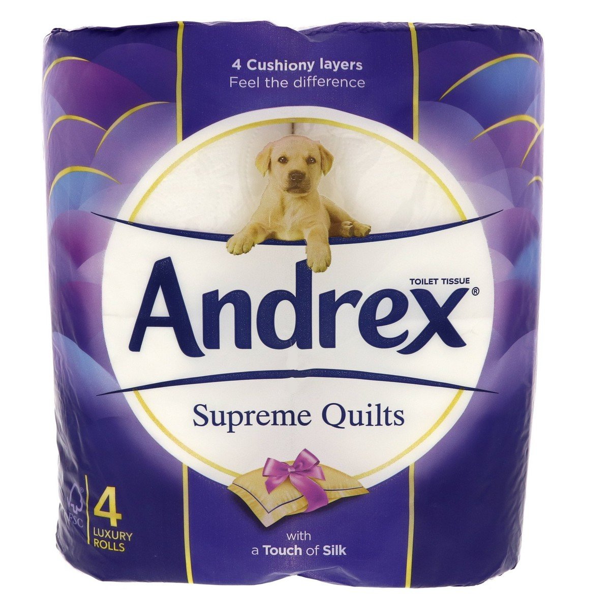 Andrex Supreme Quilts Toilet Tissue 4Pcs