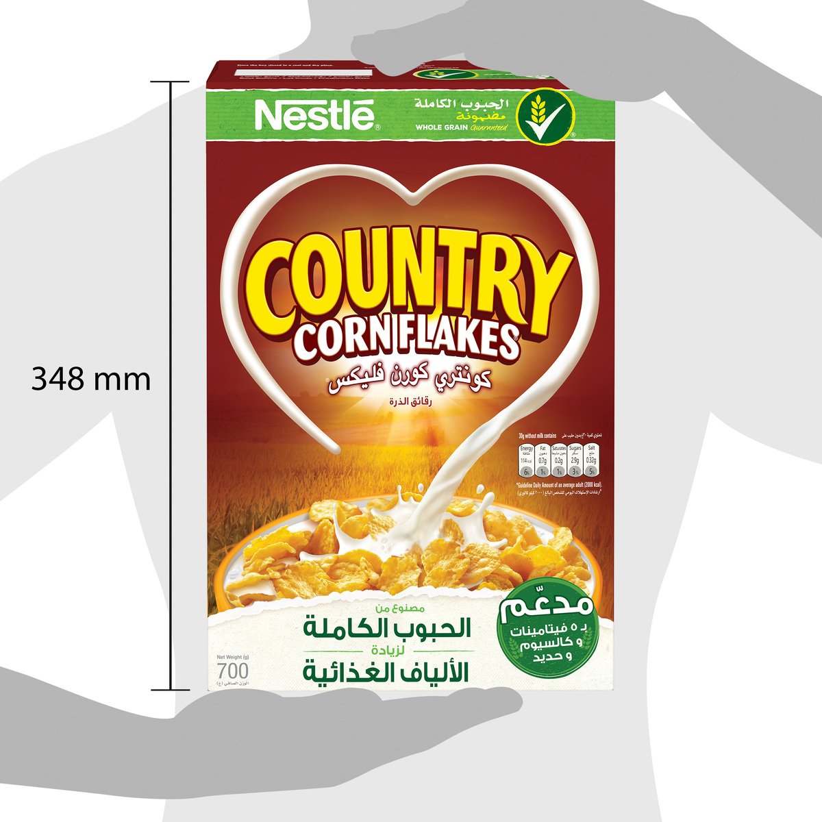 Nestle Country Corn Flakes Breakfast Cereal 700g