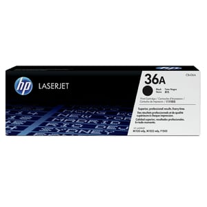 HP 36A Black LaserJet Toner Cartridge CB436A