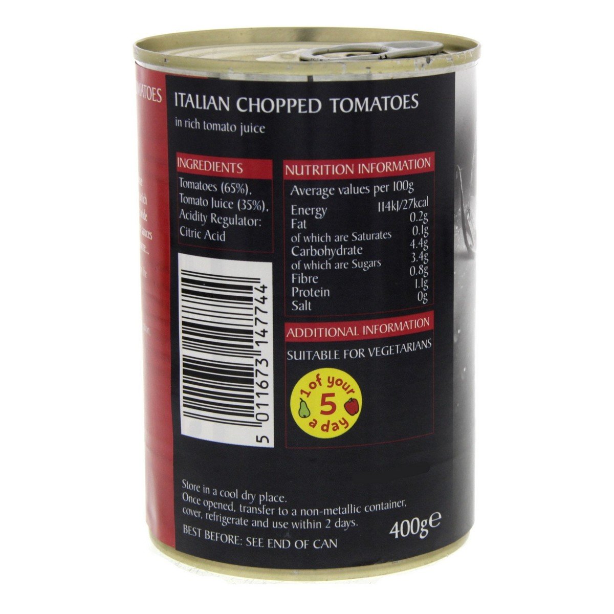 Epicure Italian Chopped Tomatoes In Rich Tomato Juice 400 g