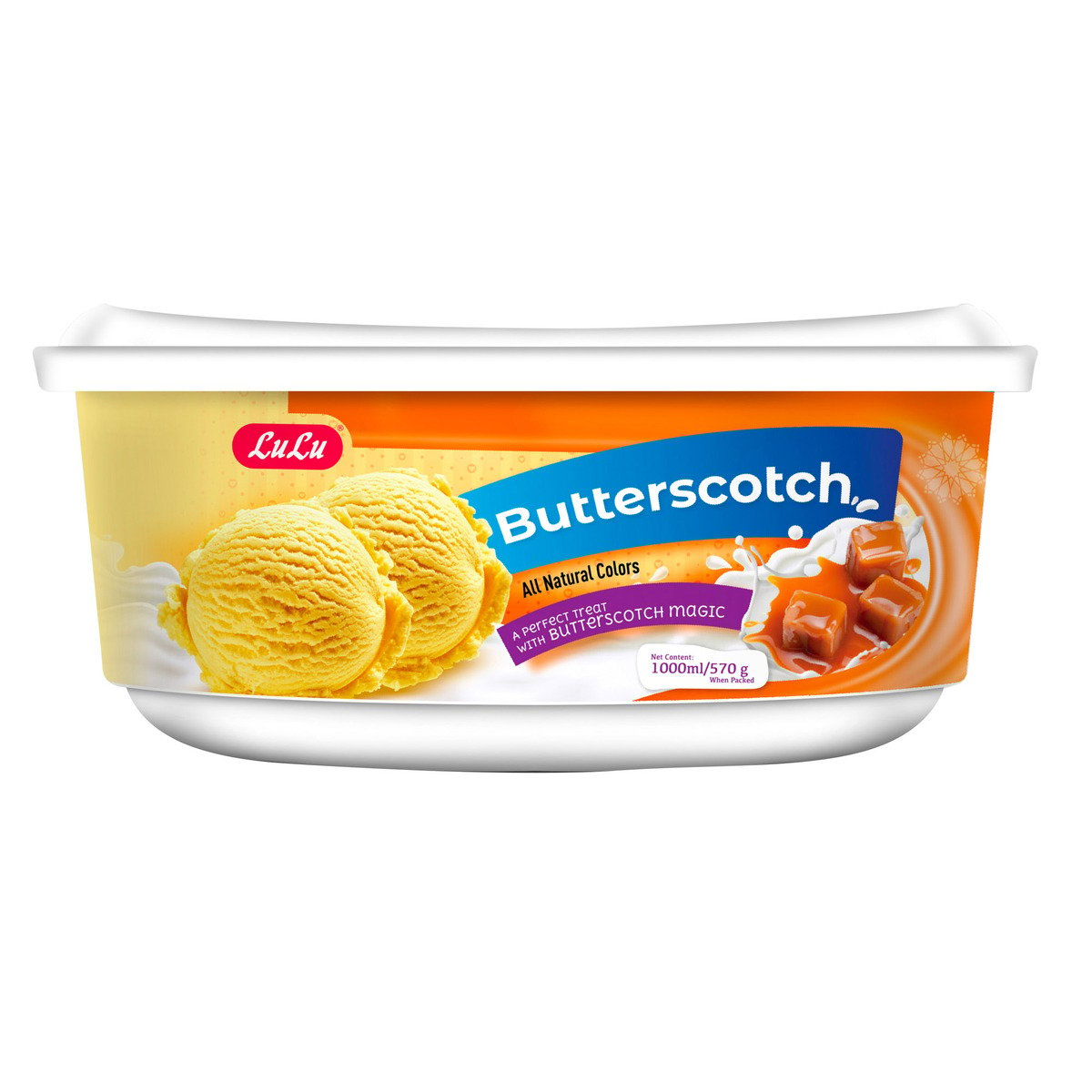LuLu Butterscotch Ice Cream 1 Litre