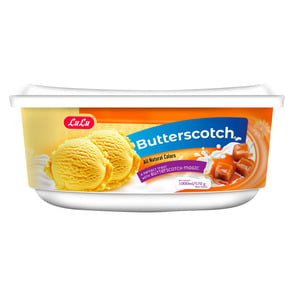 Buy LuLu Butterscotch Ice Cream 1 Litre Online at Best Price | Ice Cream Take Home | Lulu Kuwait in UAE