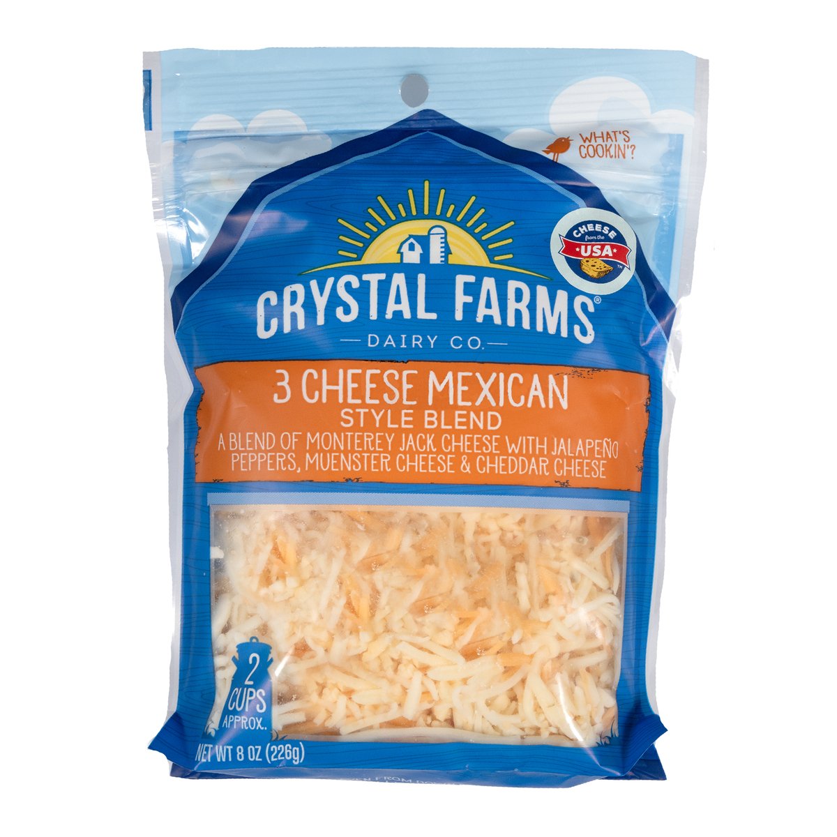 Crystal Farm Mexican Style Cheese Blend 226 g