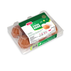 LuLu Brown Eggs Large 6 pcs