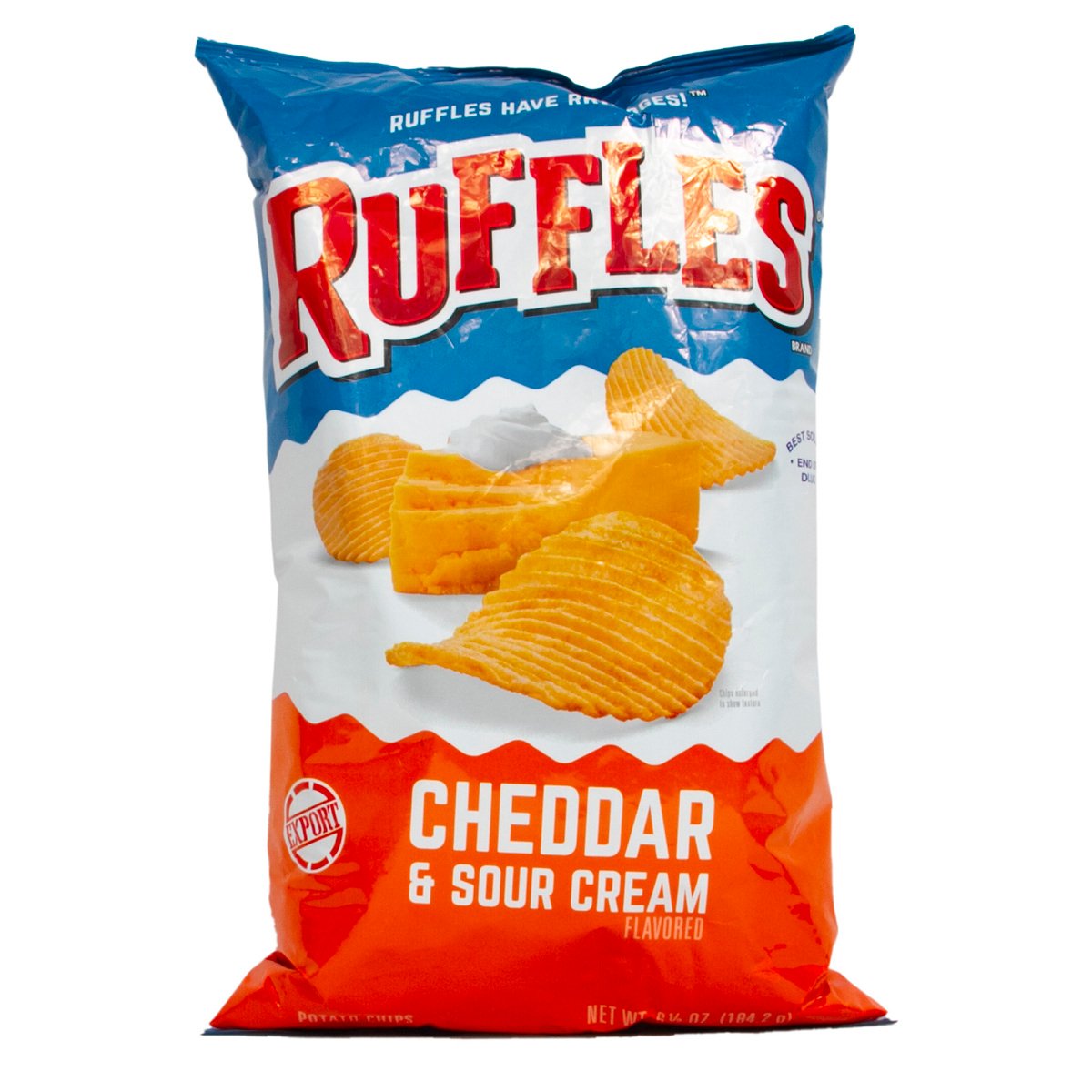 Fritolay Ruffles Cheddar & Sour Cream Potato Chips 184.2 g